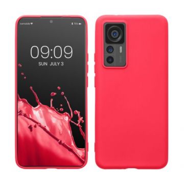 Husa kwmobile pentru Xiaomi 12T/12T Pro, Silicon, Roz, 60213.77