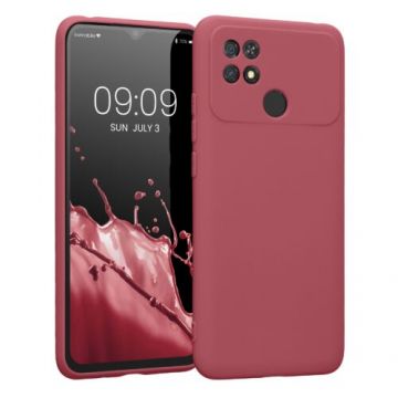 Husa kwmobile pentru Xiaomi Poco C40, Silicon, Roz, 59620.167
