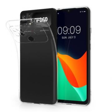 Husa kwmobile pentru Xiaomi Poco C40, Silicon, Transparent, 59622.03