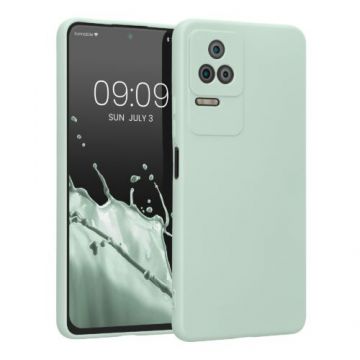Husa kwmobile pentru Xiaomi Poco F4, Silicon, Verde, 59236.200