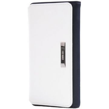 Husa Portofel Ringke 178082 pentru Samsung Galaxy S6 (Alb) + Folie protectie