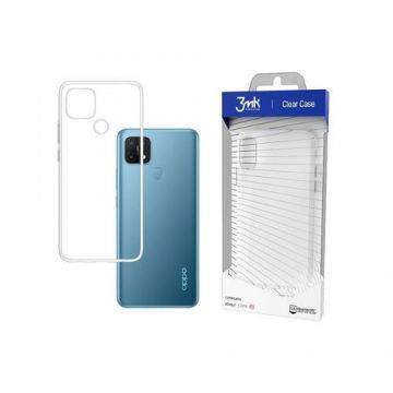 Husa Protectie Spate 3mk Clear pentru Oppo A15 (Transparent)