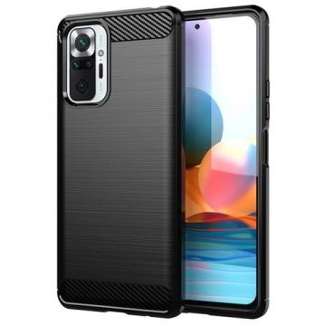Husa telefon Izmael TPU pentru telefonul Xiaomi Redmi Note 10 Pro, Neagra