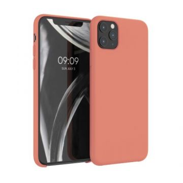 Husa pentru Apple iPhone 11 Pro Max, Silicon, Roz, 49725.215