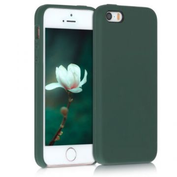 Husa pentru Apple iPhone 5/iPhone 5s/iPhone SE, Silicon, Verde, 42766.169