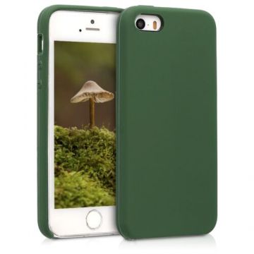 Husa pentru Apple iPhone 5/iPhone 5s/iPhone SE, Silicon, Verde, 42766.80