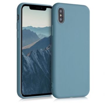 Husa pentru Apple iPhone X/iPhone XS, Silicon, Albastru, 42492.207