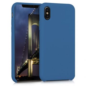 Husa pentru Apple iPhone X/iPhone XS, Silicon, Albastru, 42495.116