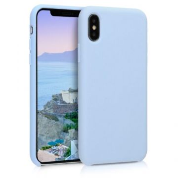 Husa pentru Apple iPhone X/iPhone XS, Silicon, Albastru, 42495.58