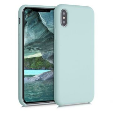 Husa pentru Apple iPhone X/iPhone XS, Silicon, Verde, 46313.200