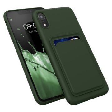 Husa pentru Apple iPhone XR, Silicon, Verde, 55116.80, Kwmobile