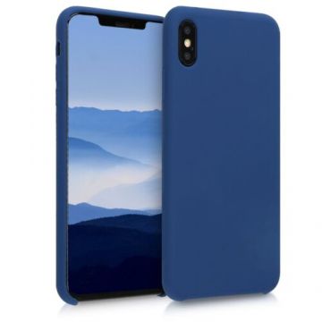 Husa pentru Apple iPhone XS Max, Silicon, Albastru, 45909.116