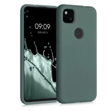 Husa pentru Google Pixel 4a, Silicon, Verde, 52622.166