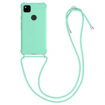 Husa pentru Google Pixel 4a, Silicon, Verde, 53842.71