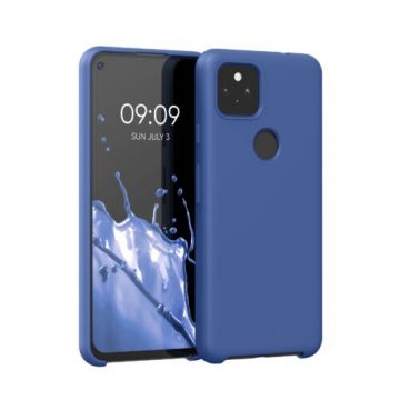 Husa pentru Google Pixel 5a, Silicon, Albastru, 55207.145, Kwmobile