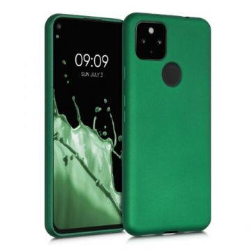 Husa pentru Google Pixel 5a, Silicon, Verde, 55782.170, Kwmobile