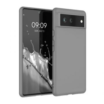 Husa pentru Google Pixel 6, Silicon, Gri, 55434.155