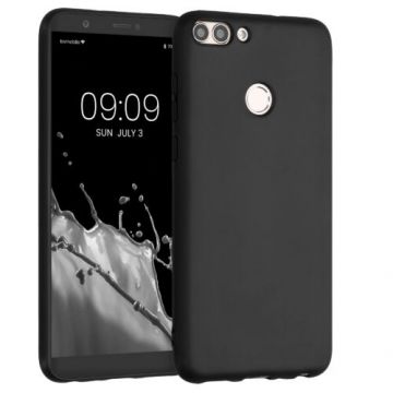 Husa pentru Huawei P Smart/Enjoy 7s, Silicon, Negru, 44124.47