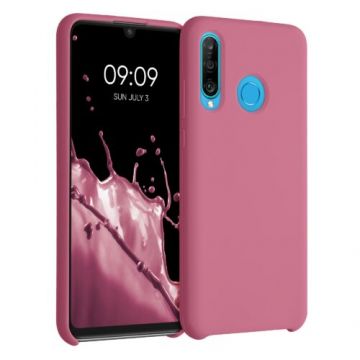 Husa pentru Huawei P30 Lite, Silicon, Roz, 47510.212