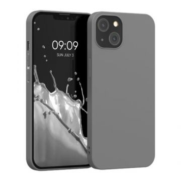 Husa pentru iPhone 13, Silicon, Gri, 55944.155