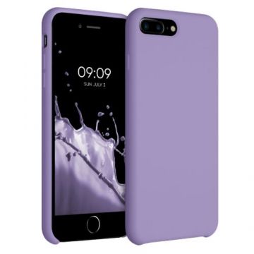 Husa pentru iPhone 8 Plus/iPhone 7 Plus, Silicon, Mov, 40842.222