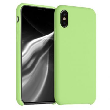 Husa pentru iPhone X/iPhone XS, Silicon, Verde, 42495.214