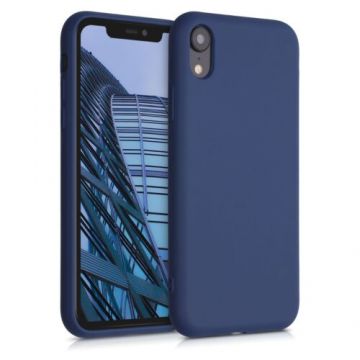 Husa pentru iPhone XR, Fibre vegetale, Albastru, 49105.17