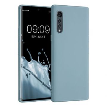 Husa pentru LG Velvet, Silicon, Albastru, 52532.207