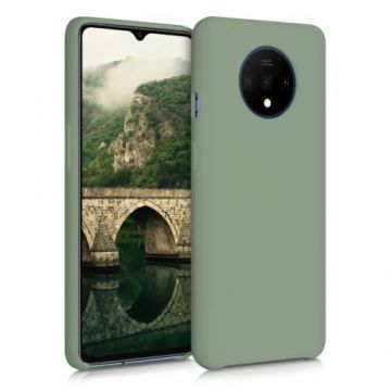 Husa pentru OnePlus 7T, Silicon, Verde, 50403.172