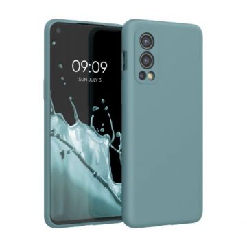 Husa pentru OnePlus Nord 2 5G, Silicon, Verde, 56070.206, Kwmobile