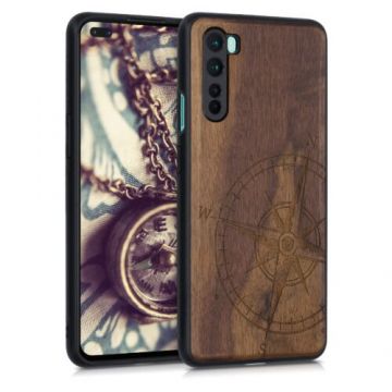 Husa pentru OnePlus Nord, Lemn, Maro, 51874.01