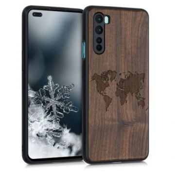 Husa pentru OnePlus Nord, Lemn, Maro, 51874.03