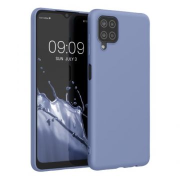 Husa pentru Samsung Galaxy A12, Silicon, Albastru, 54048.136, Kwmobile