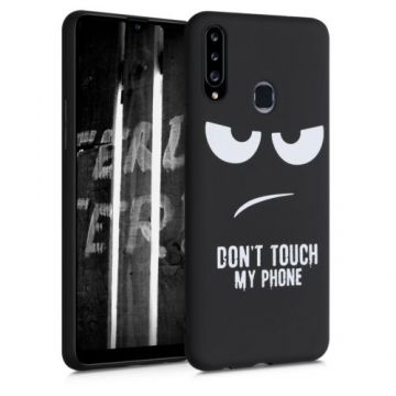 Husa pentru Samsung Galaxy A20s, Silicon, Negru, 52931.01