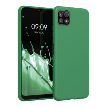 Husa pentru Samsung Galaxy A22 5G, Silicon, Verde, 55245.227, Kwmobile