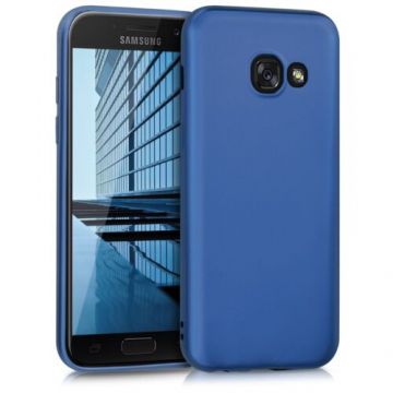 Husa pentru Samsung Galaxy A3 (2017), Silicon, Albastru, 41338.64