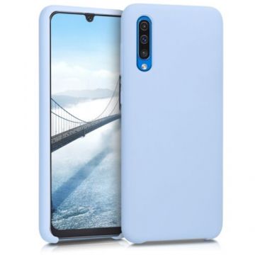 Husa pentru Samsung Galaxy A50, Silicon, Albastru, 48715.58