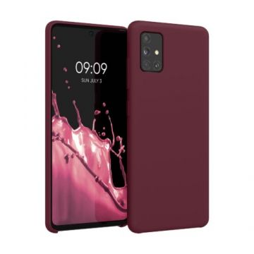 Husa pentru Samsung Galaxy A51, Silicon, Violet, 51197.190