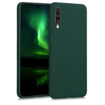 Husa pentru Samsung Galaxy A70, Silicon, Verde, 48427.169