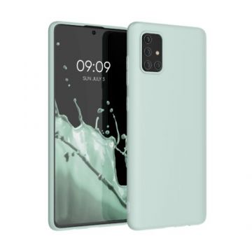 Husa pentru Samsung Galaxy A71, Silicon, Albastru, 51208.200