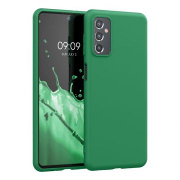 Husa pentru Samsung Galaxy M52 5G, Silicon, Verde, 56347.227, Kwmobile