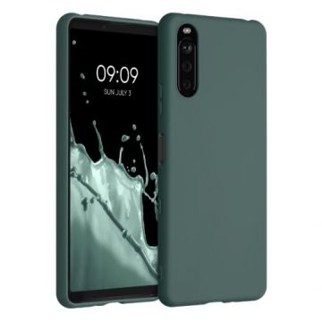 Husa pentru Sony Xperia 10 III, Silicon, Verde, 54754.166