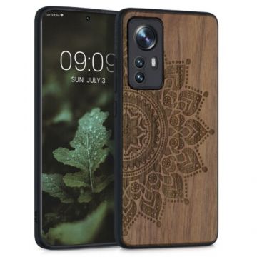 Husa pentru Xiaomi 12, Lemn, Maro, 56788.01, Kwmobile