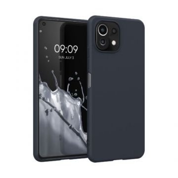 Husa pentru Xiaomi Mi 11 Lite 5G, Silicon, Albastru, 54726.186, Kwmobile