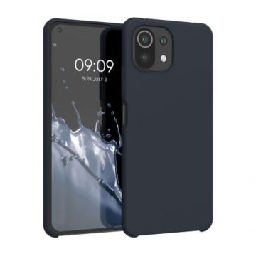 Husa pentru Xiaomi Mi 11 Lite 5G, Silicon, Albastru, 54730.186, Kwmobile