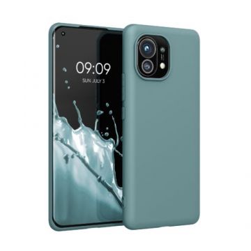 Husa pentru Xiaomi Mi 11, Silicon, Verde, 54188.207, Kwmobile