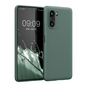 Husa pentru Xiaomi Mi 11i/Poco F3, Silicon, Verde, 57026.171, Kwmobile