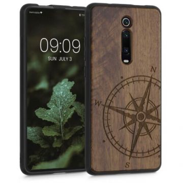 Husa pentru Xiaomi MI 9T/Mi 9T Pro/Redmi K20, Lemn, Maro, 50041.02