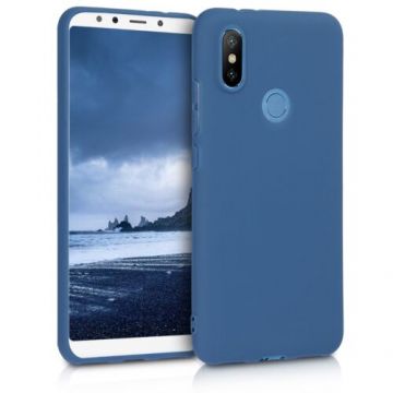 Husa pentru Xiaomi Mi A2/Mi 6X, Silicon, Albastru, 45063.116