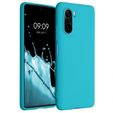 Husa pentru Xiaomi Poco F3, Silicon, Verde, 54657.223, Kwmobile